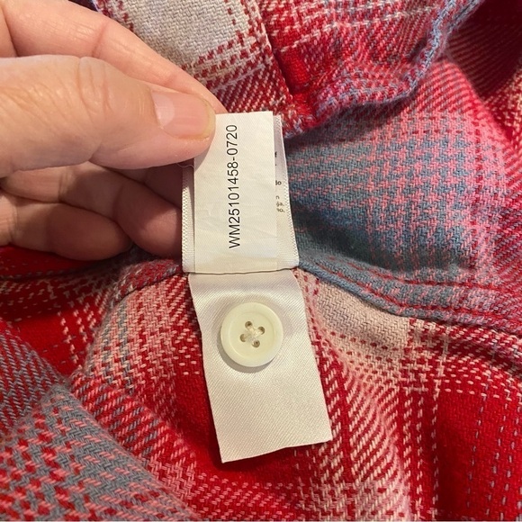 Free Assembly Men’s Knit Flannel Shirt. Size S - Picture 9 of 10